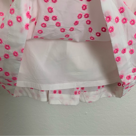 Lilly Pulitzer Luxletic Monica Skort Prosecco Pink Eyelet Size 12 UPF50 - Picture 6 of 14